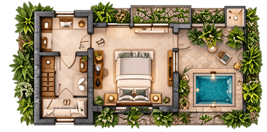 ruin floor plan