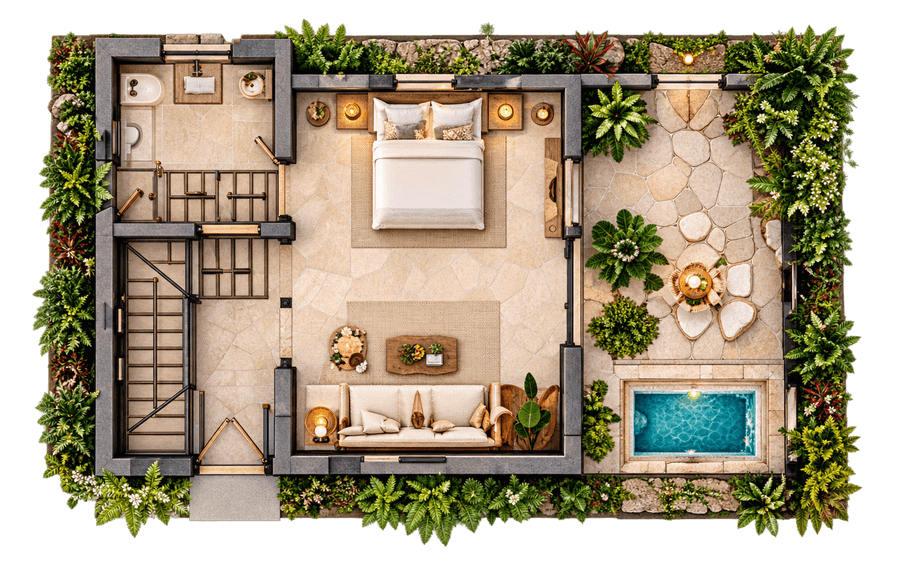stargazing deck floor plan